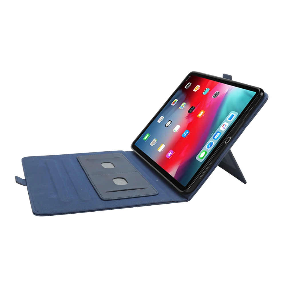 Чехол для iPad Pro 11 чехол с отделением для карт смарт-чехол из искусственной кожи с двойной поддержкой чехол для нового iPad Pro 1" чехол