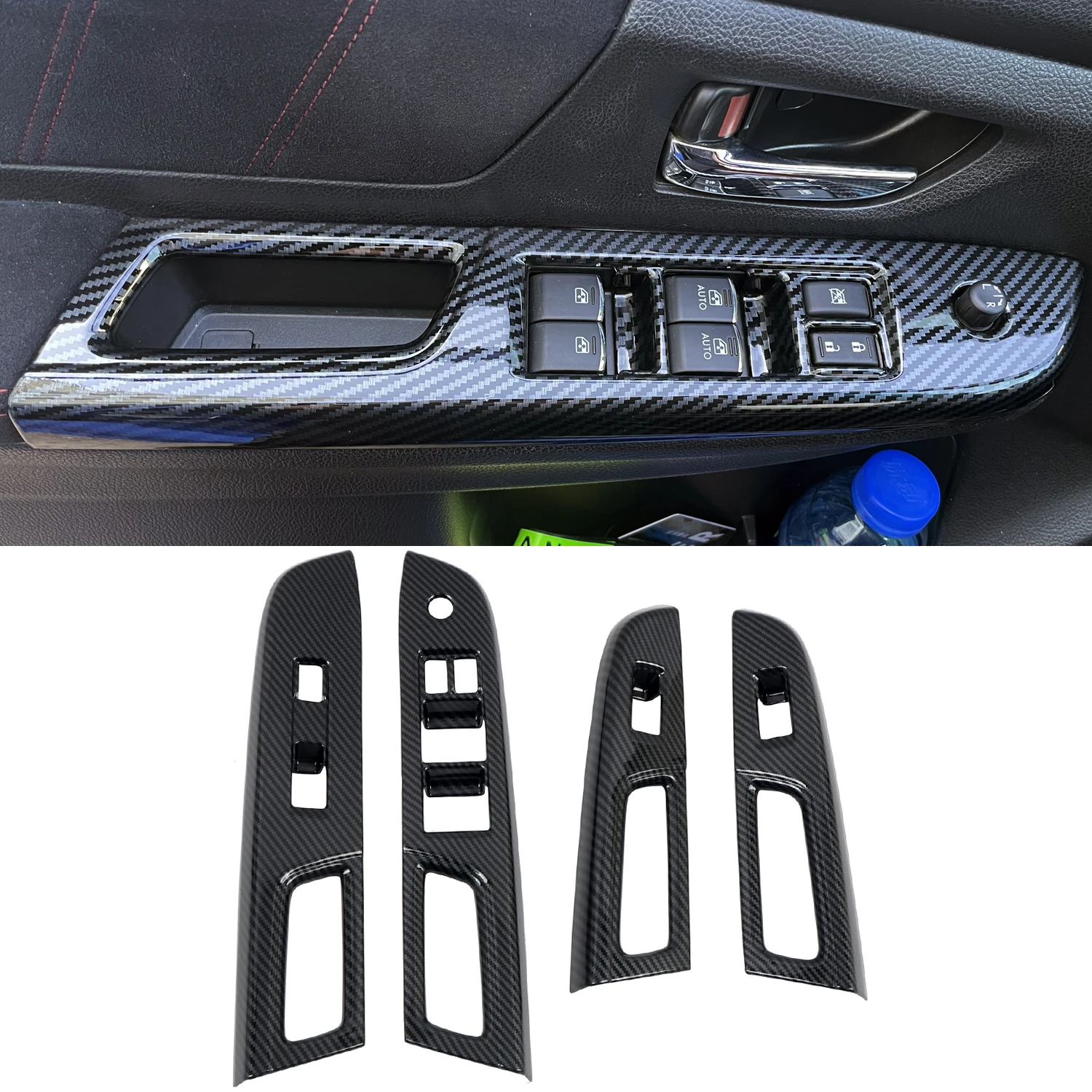 Car Accessories For Subaru Wrx / Wrx Sti 20152020 Carbon Fiber Printed