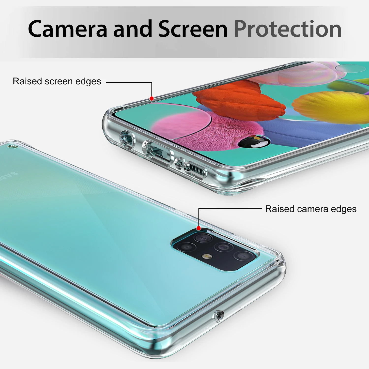 Прозрачный Гибридный чехол для телефона TOIKO Chiron из ТПУ и поликарбоната Samsung Galaxy A10