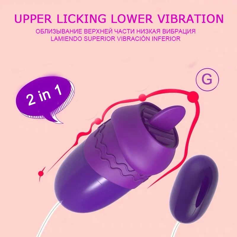 Licking Vibrators Female Masturbators Vibrating Egg Anal Eroticos Accessories Oral Sex Toys For Women Adult Products