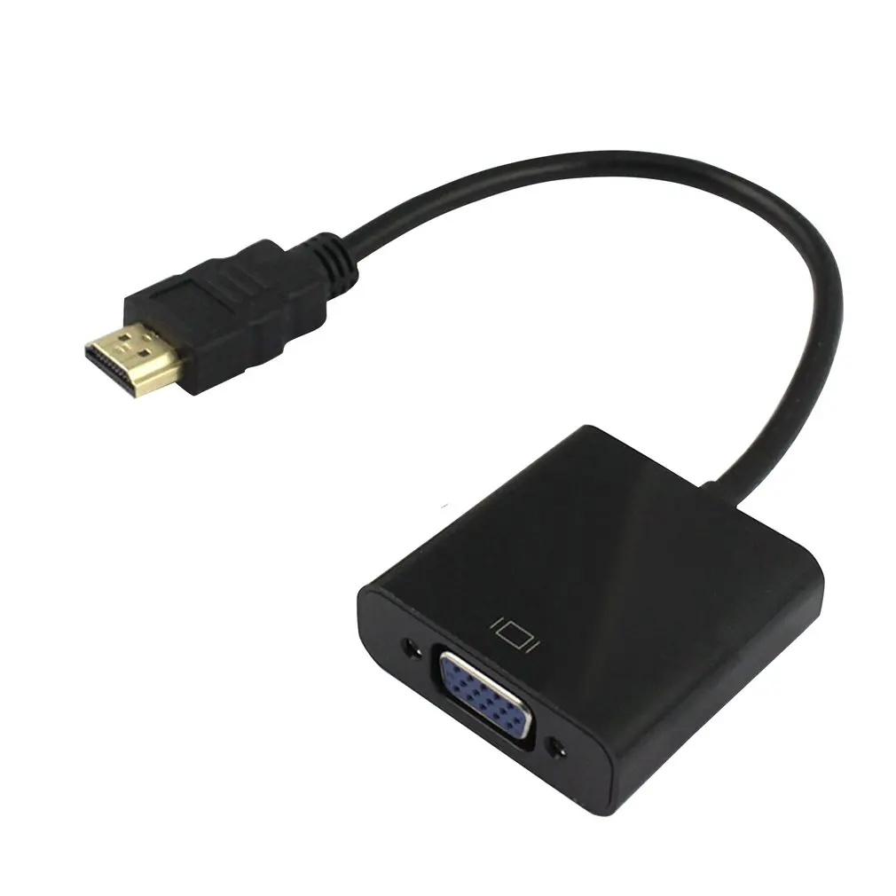  Premium Hdmi Al Convertitore Del Vga Adapter + 3.5 Mm Audio Martinetti Full Hd 1080P Del Convertito