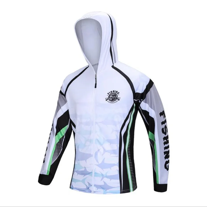 Breathable Men Long Sleeve Fishing Clothing Quick Drying Sun Protection Fishing Shirts Fishing Shirts