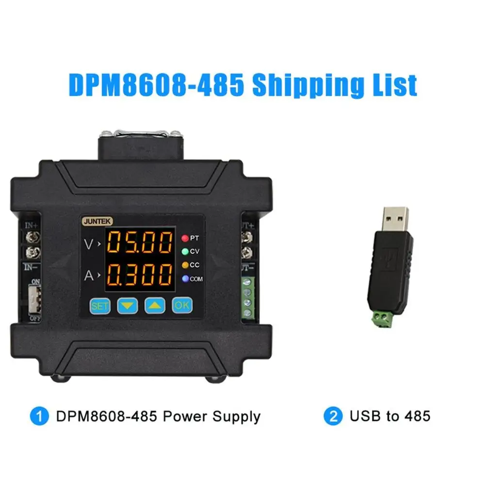DPM8608-485 источник питания линии связи понижающее напряжение дистанционного цифрового управления постоянного напряжения тока dc-dc понижающий 60 в 8А