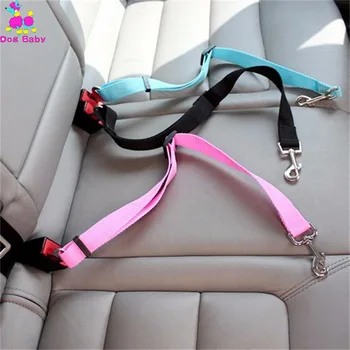 

Vehicle Car Pet Dog Seat Belt Puppy Car Seat Belt Harness Lead Clip Pet Dog Supplies Safety Lever Auto Traction Products .