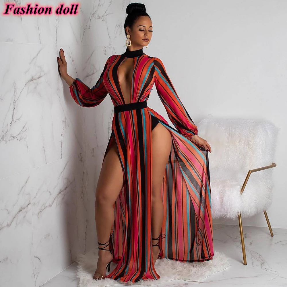 Женское облегающее платье с длинным рукавом повседневное офисное макси круглым