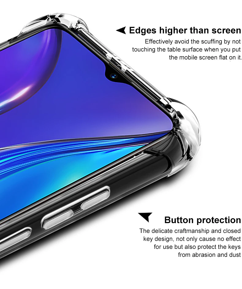 Чехол для OPPO Realme XT/Realme X2 IMAK Ударопрочный Мягкий чехол для Realme XT чехол