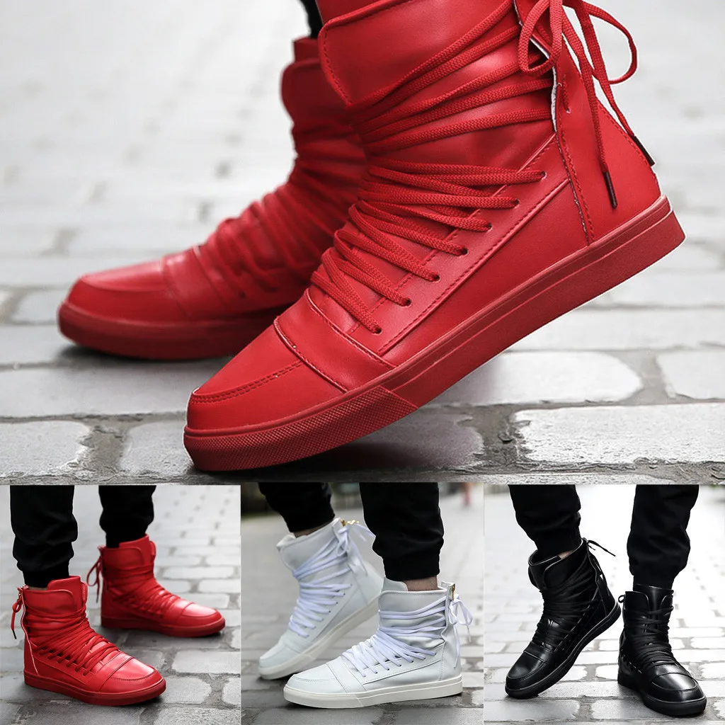 Модные мужские кожаные зимние ботинки в стиле ретро с закругленным носком, с высокой повязкой, персонализированная Обувь На Шнуровке Для Мужчин, повседневные ботинки для езды на мотоцикле