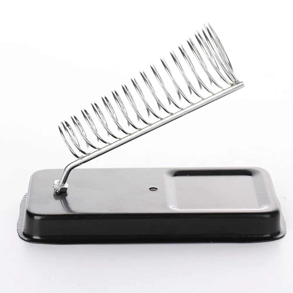 Metal Electric Soldering Iron Stand Useful Solid Metal Base Bracket Holder Support Station Frame Portable for Electrical Working