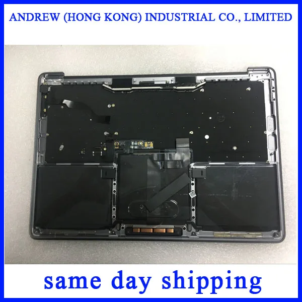 Космический серый цвет A1708 Topcase с американской клавиатурой для Macbook Pro 13," A1708 США Topcase в сборе Late Mid