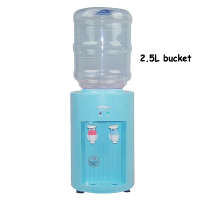 Мини 220V теплый горячий напиток машина 2.5L электрический портативный белый качественный Настольный диспенсер для воды - Цвет: Blue