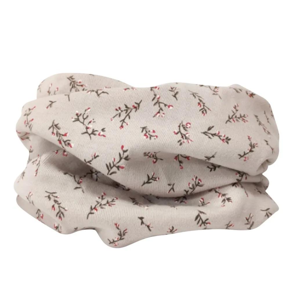 Плотный хлопковый шейный платок с рисунком для маленьких девочек, шарфы, зимняя детская шаль, теплый шарф с круглым вырезом, шарфы, шарф