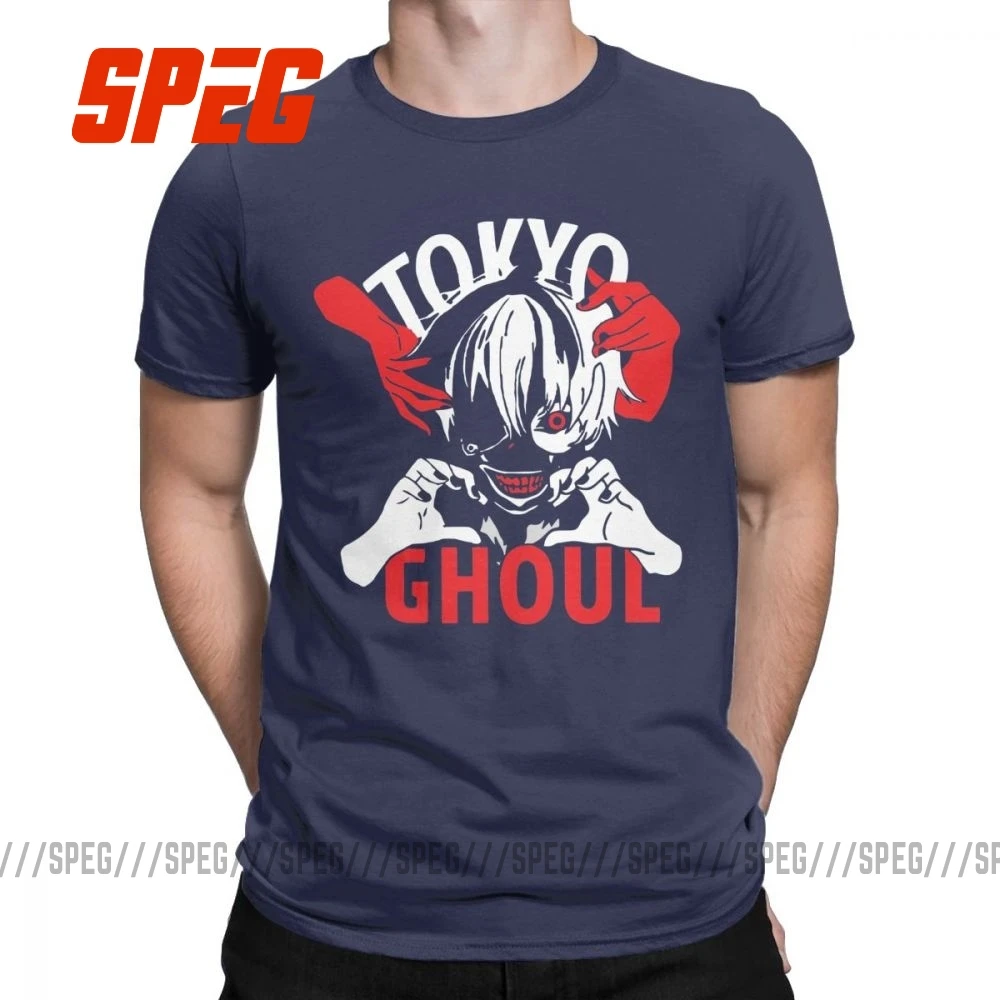 Одежда с надписью Tokyo Ghoul для косплея канеки кэна футболки мужчин винтаж