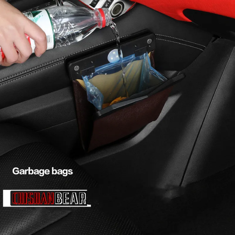 Can Foldable Storage Car Co-Pilot Trash Bag Car Storage And
