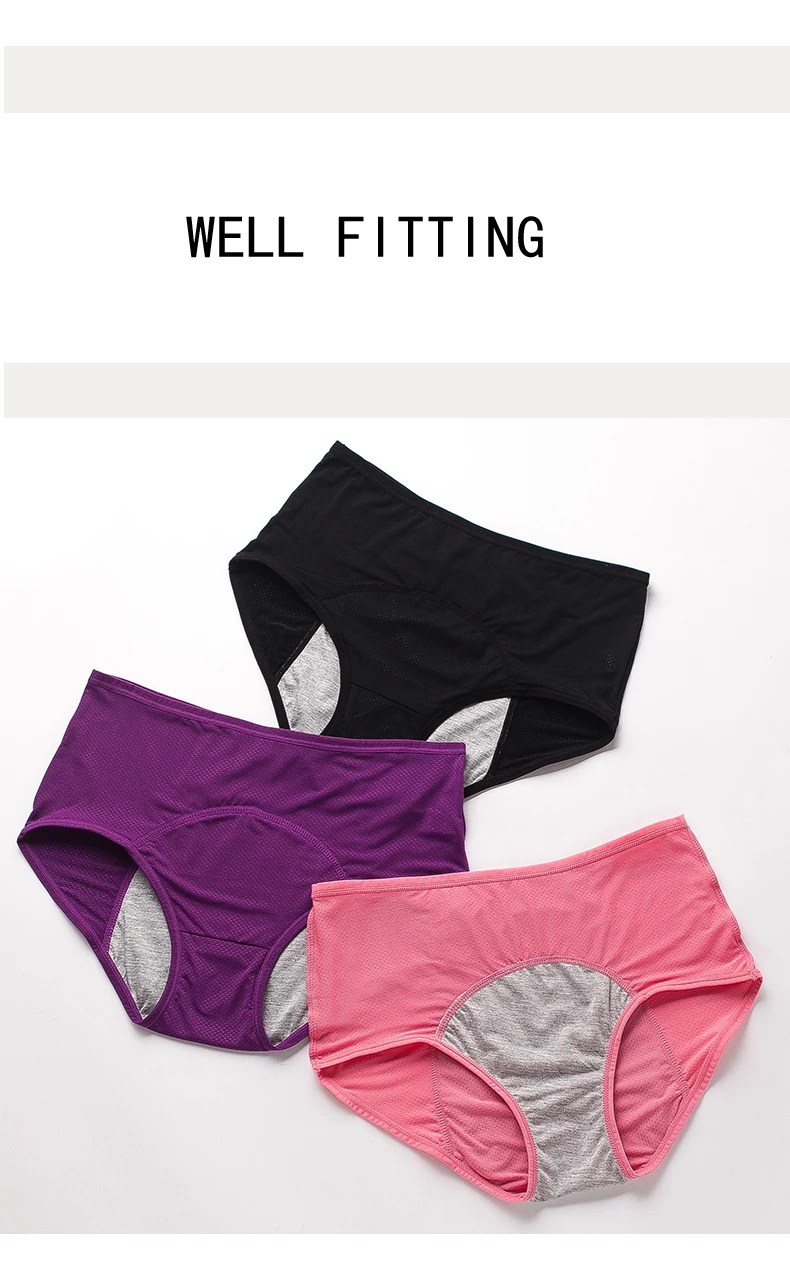 Menstrual Briefs Leak Proof Incontinence Environmetal Underwear Period Panties High Warm Female Women Sexy Pants Drop Shipping high waist thong shaper