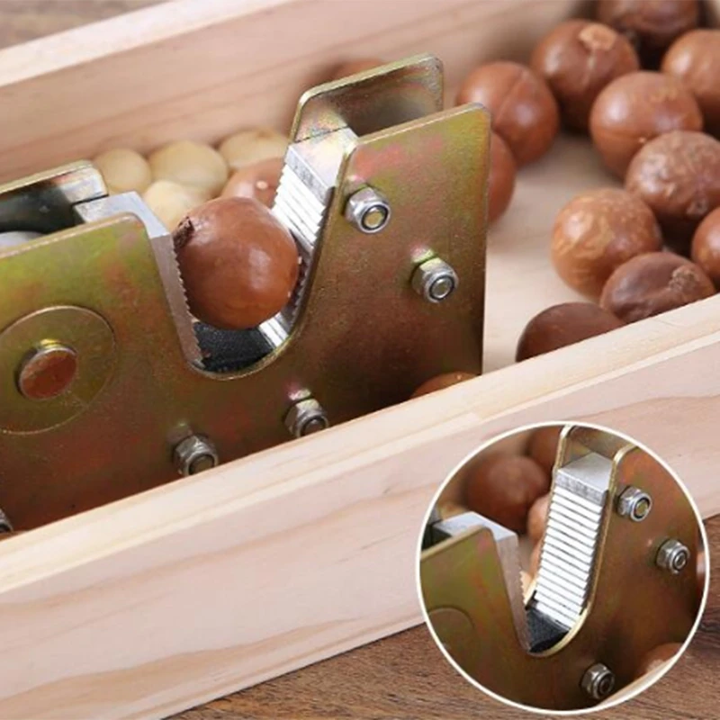 Top-Manual Nut Opener Nut Cracker Machine Walnut Nutcracker Nut Sheller Tool Kitchen Accessories
