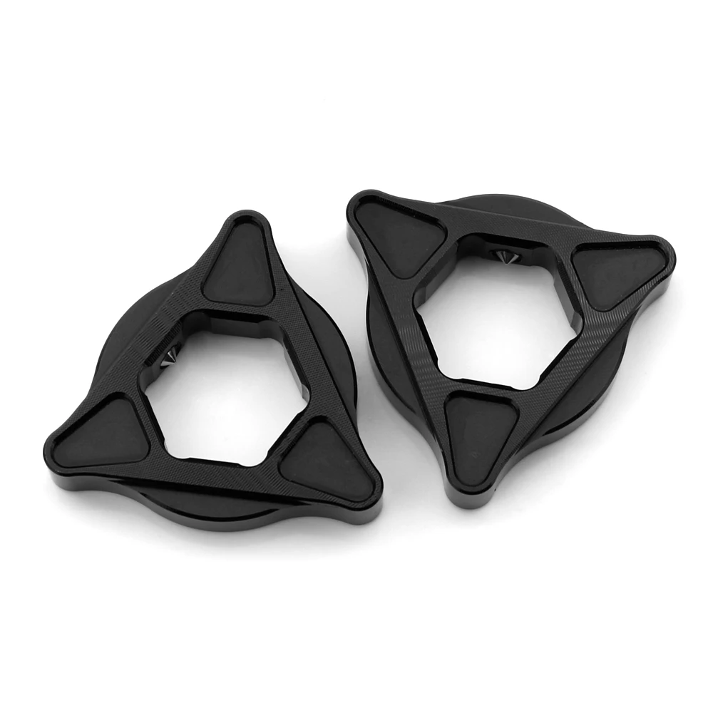 Для Honda CBR600RR CBR900RR CBR 1000RR 19 мм/14 мм аксессуары для мотоциклов передняя вилка преднатяжной регулятор шестигранный дизайн алюминий - Цвет: 14mm black