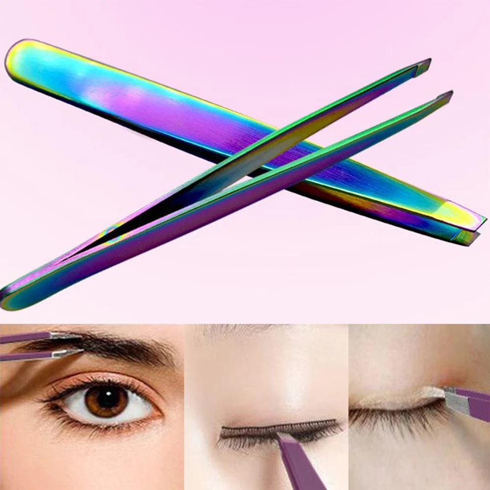 

Colorful Oblique Eyebrow Clip Beauty Eyelash Makeup Tools for All Eye Essential Cosmetic Makeup Accessory