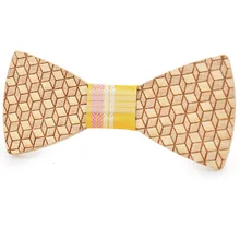 Деревянный галстук-бабочка праздничный свадебный деловой повседневный мужской костюм модная Высококачественная деревянная бабочка классический тренд один размер унисекс подарки