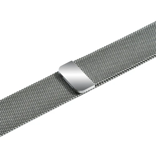 silver Браслет из нержавеющей стали для apple watch 42 мм 38 мм apple watch 4 5 band 44 мм 40 мм Миланская петля ремешок для iwatch 5/4/3/2/1 - Цвет ремешка: silver