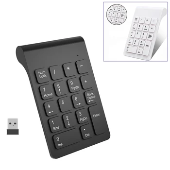 

Wireless 2.4GHz 18 Keys Number Pad Numeric Keypad Keyboard for Laptop PC & Mac