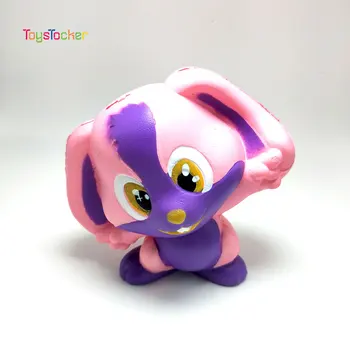 

Pink Purple Rabbit Modeling Squishy Slow Rising Soft Squeeze Toy Phone Strap Scented Relieve Stress Funny Kid Xmas Gift