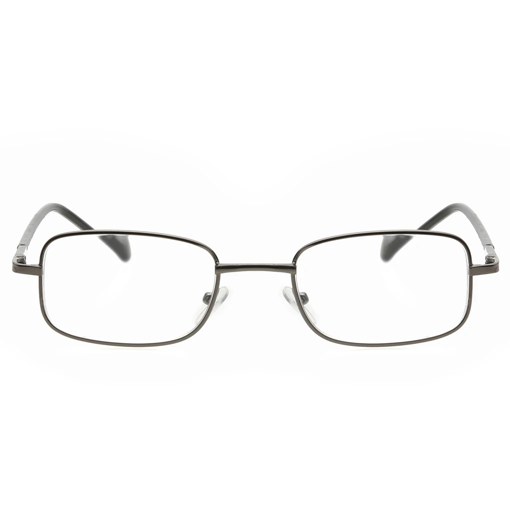 Горячая Распродажа металлическая оправа для очков прямоугольные дальнозоркость для пожилых людей очки для чтения 100-400 градусов
