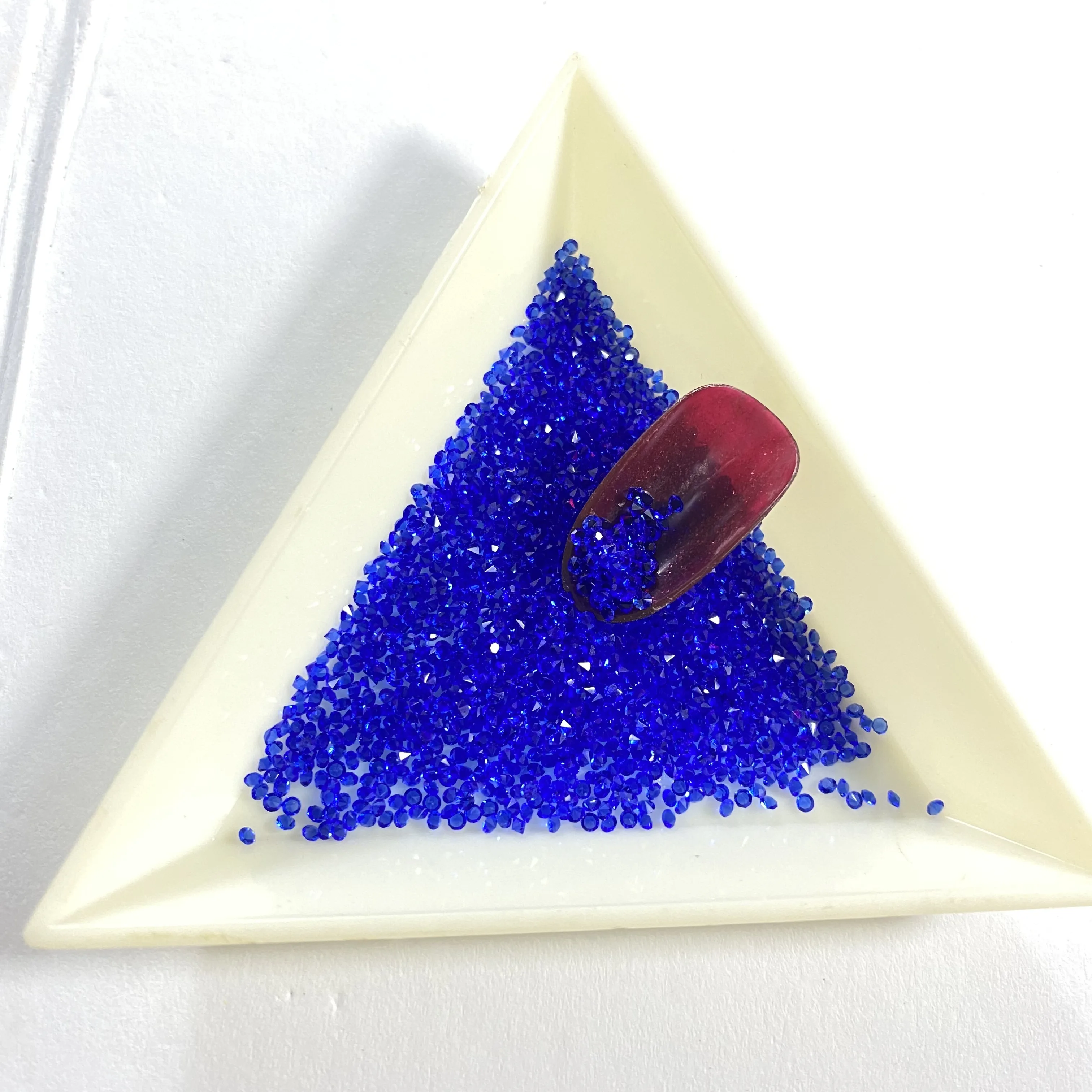 Wholesale Crystal Pixie 3D Nail art Stones Micro Zircon 1.1mm Mini  Rhinestones 