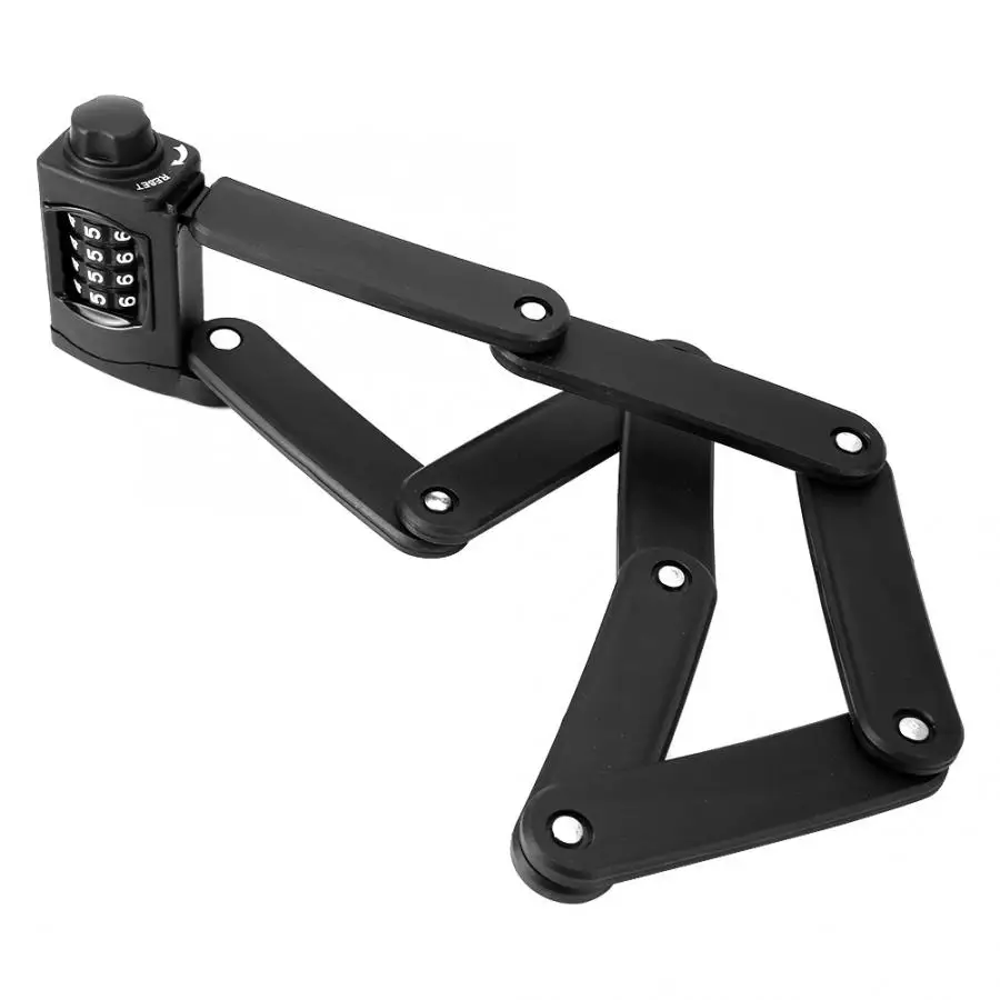 

Black Portable Security Anti-theft Foldable Lock for Bike Motorcycle Electrombile