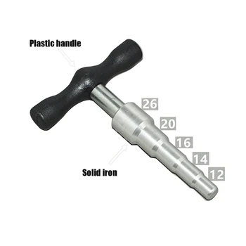 

Sturdy Small Expansion Round Tool Portable Practical Metal Trimming Manual Pipe Expander Iron Plastic T Type Household Repair