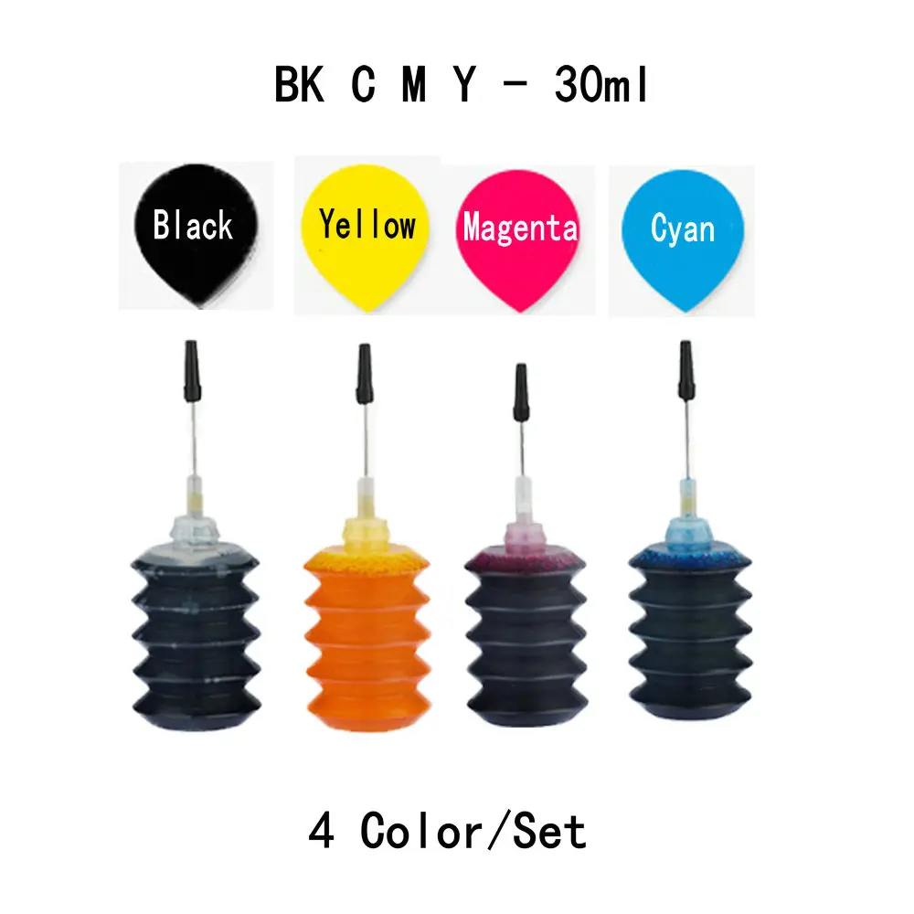 Dghc 30ml Refill Dye Ink Kit For Epson Canon Hp Brother Lexmark Dell