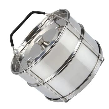 

1 PC Stainless Steel Food Steamer Basket Practical Steamer Insert Instant Pot Double Layers Stockpot Steamer Cooking Boiler with