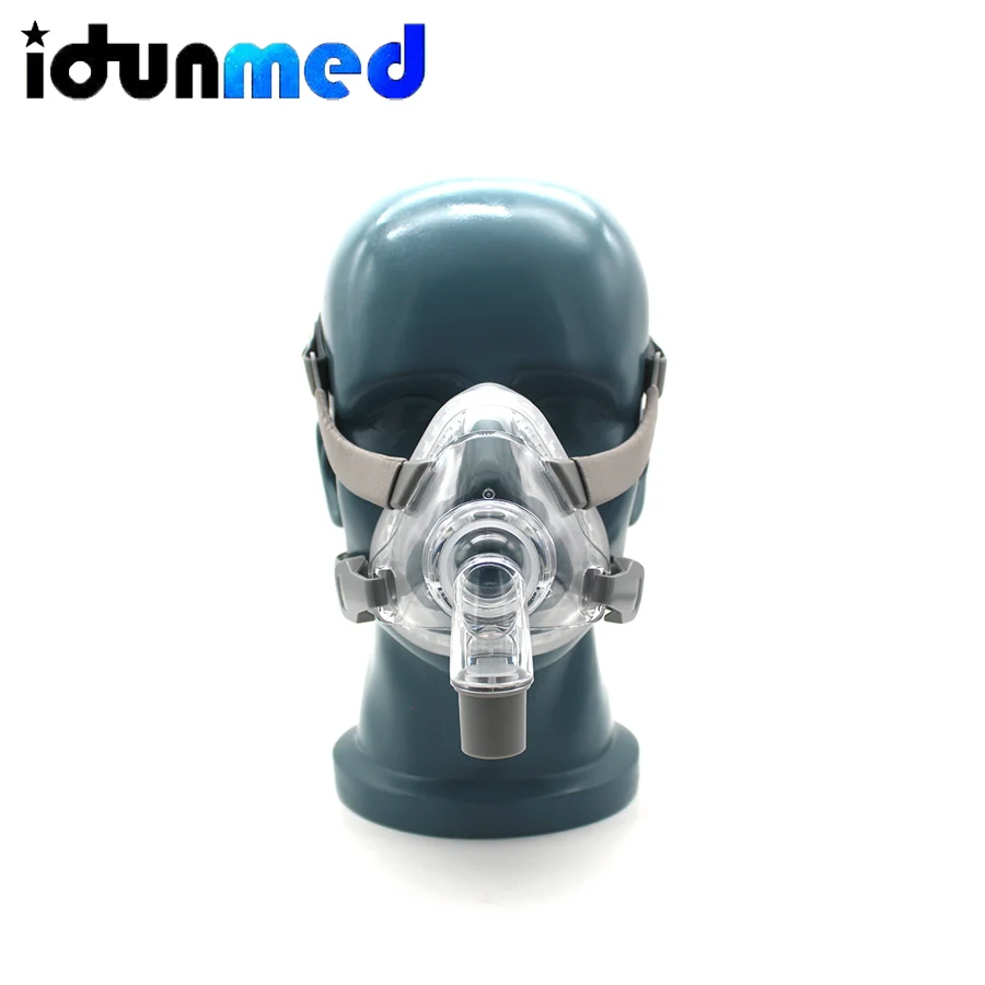 Полнолицевая маска BMC CPAP с регулируемым головным убором подушки 3 размера для сна
