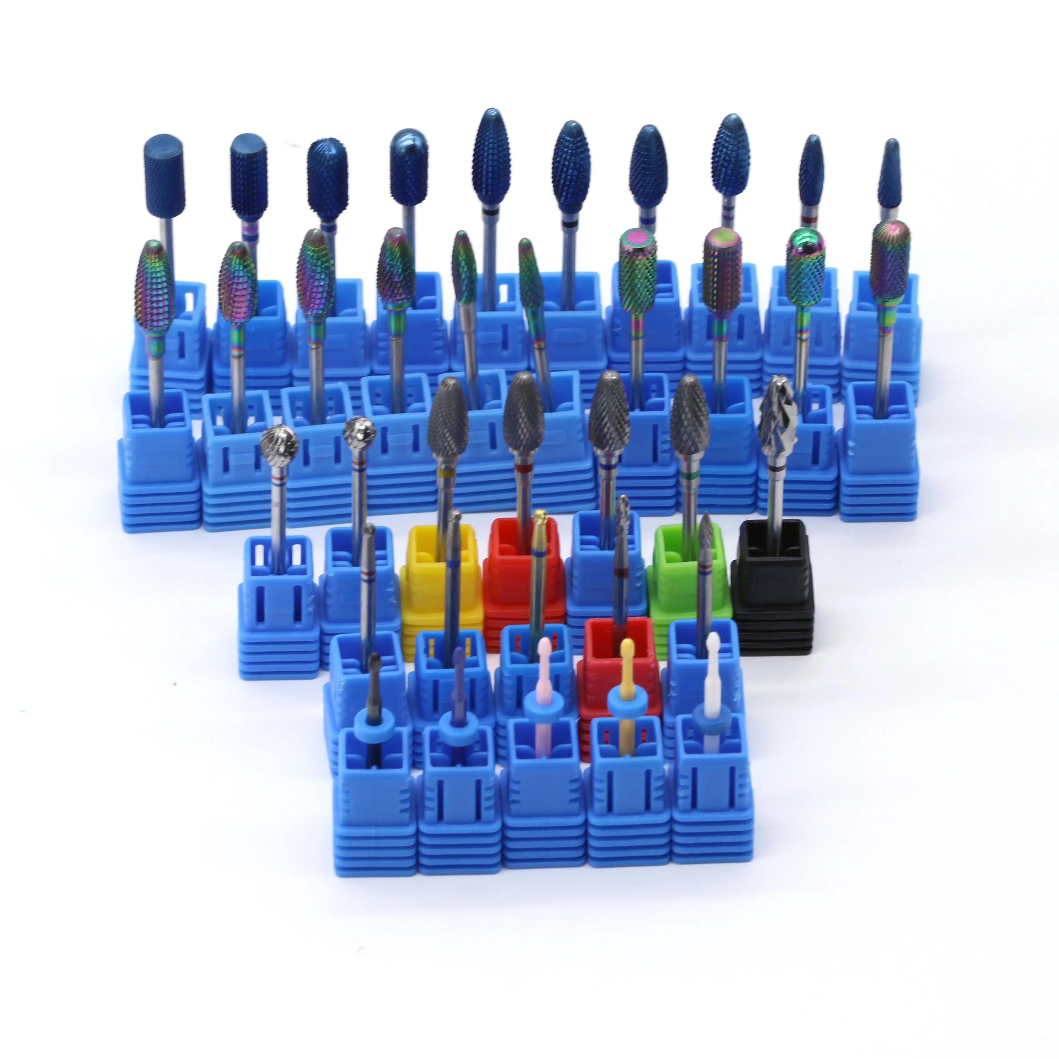 

10PCS/Bag Nail Drill Bit Nail Buffer Rotary Burr Mills Cutter for Manicure Drill Accessories Foot Polishing Tools