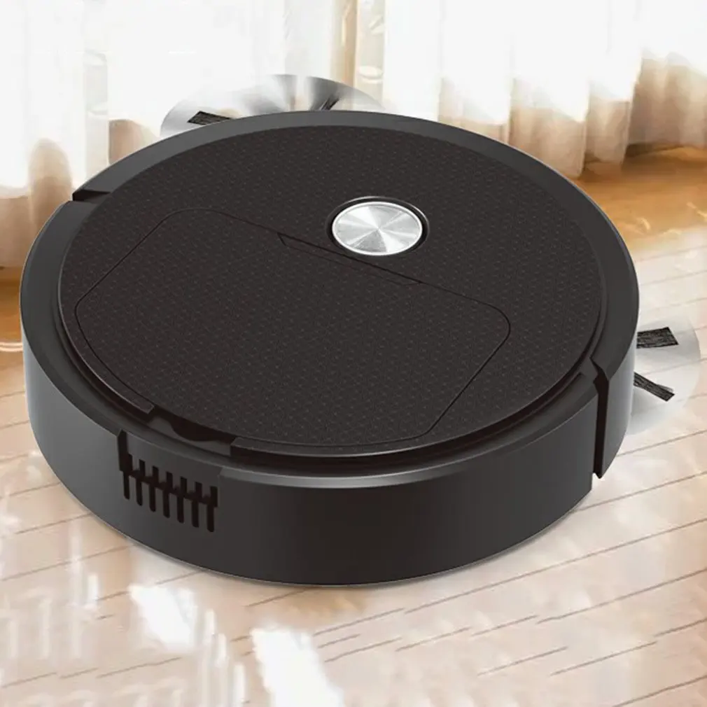 Multifunctional Robot Vacuum Cleaner 3 IN 1 USB Rechargeable Smart Sweeping Robot Automatic Sweeper Vacuum Cleaner 1200MAH