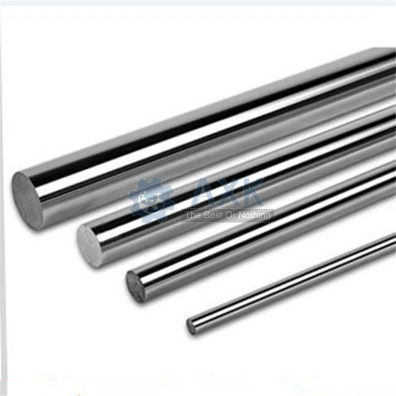 Linear Shaft Rod 1pcs D = 6mm 8mm 10mm L = 100mm 200mm 150mm linear shaft Rail Cylinder Chrome Plated Smooth Linear Rods axis 3d printer part