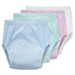 Pantalons d'entraînement pour bébés, couches pour nourrissons, en tissu réutilisable, sous vêtements lavables pour enfants, à langer 