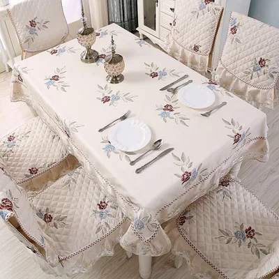 

New non-slip modern minimalist chair cover, home home table and chair set tablecloth, elegant dining chair cushion