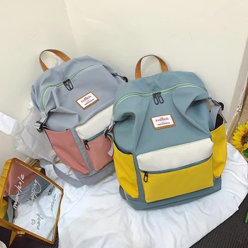 

Casual Women Backpack Nylon Backbag Anti-theft Shoulder Bag New School Bag For Teenage Girls Mochilas Female Rucksack