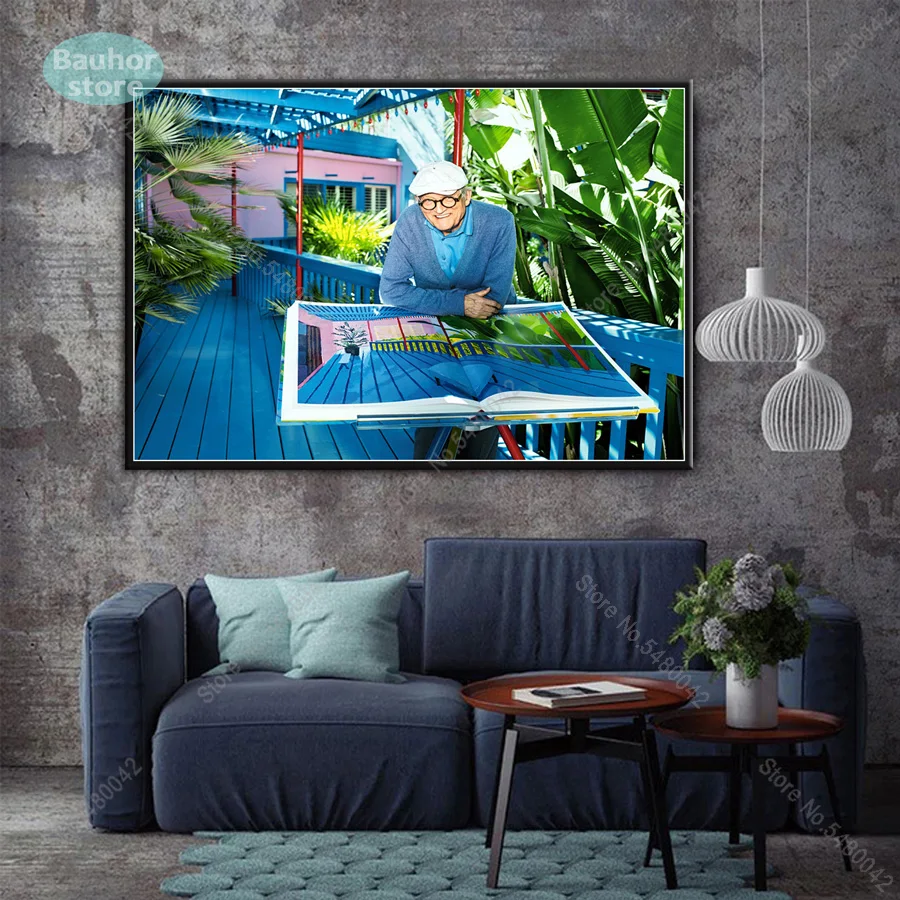 David Hockney Pool Canvas Wall Art /"20x30/" on offer