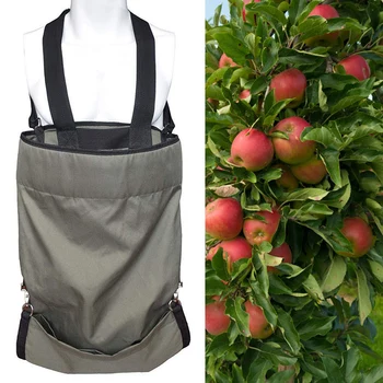 

Outdoor Fruit Picking Apron Heavy Duty Waterproof Oxford Garden Fruit Collecting Storage Bag Harvest Vegetable Picking Container