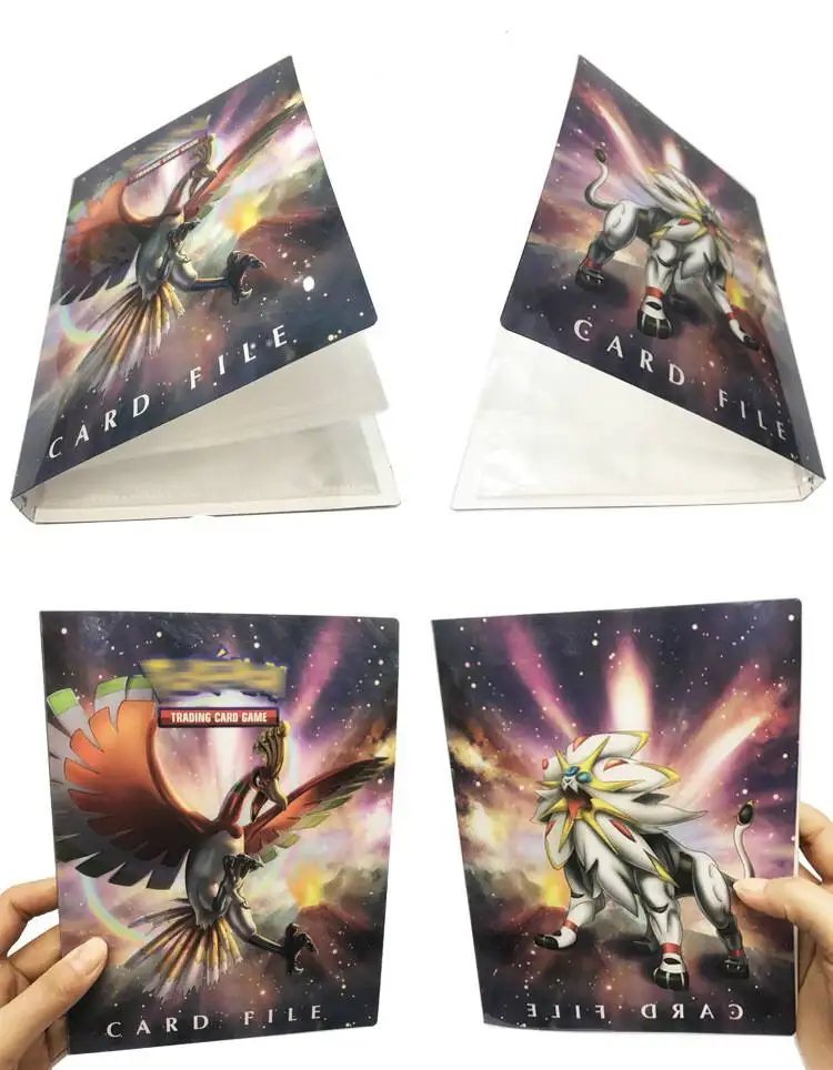 240 шт. держатель Альбом игрушки коллекции Pokemones карты Альбом Книга Топ загруженный список игрушки подарок для детей - Цвет: f