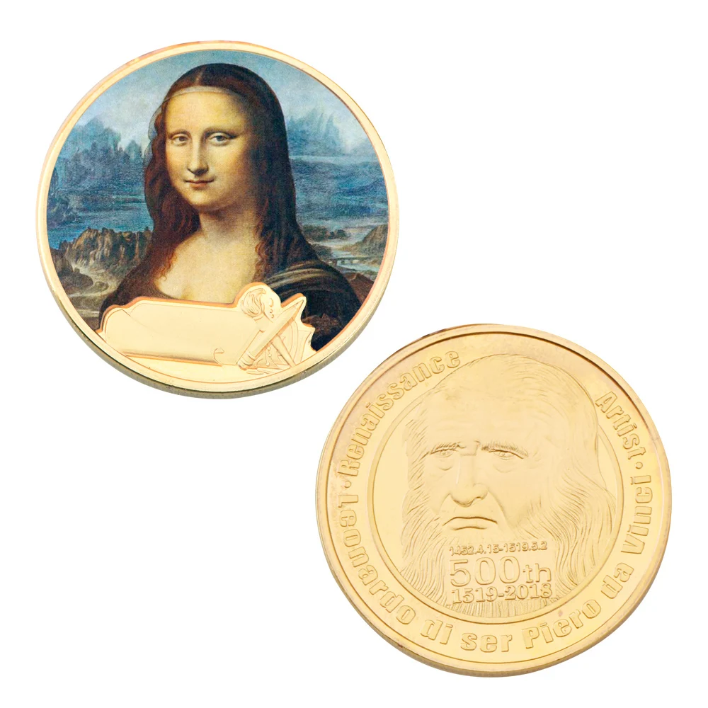 MONA LISA Leonardo Da Vinci 金貨　純金 Mona Lisa by Da Vinci 1/1000 Oz 999 Gold Coin Bar 3000
