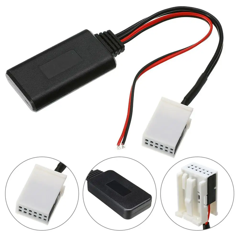 12Pin 12V Bluetooth модуль Aux кабель адаптер для Peugeot 207 307 407 308 беспроводной стерео|Кабели
