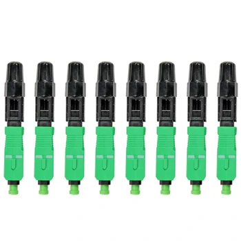 

200 PCS FTTH SC APC Single-Mode Fiber Optic SC APC Quick Connector SC APC FTTH Fiber Optic Fast Connector