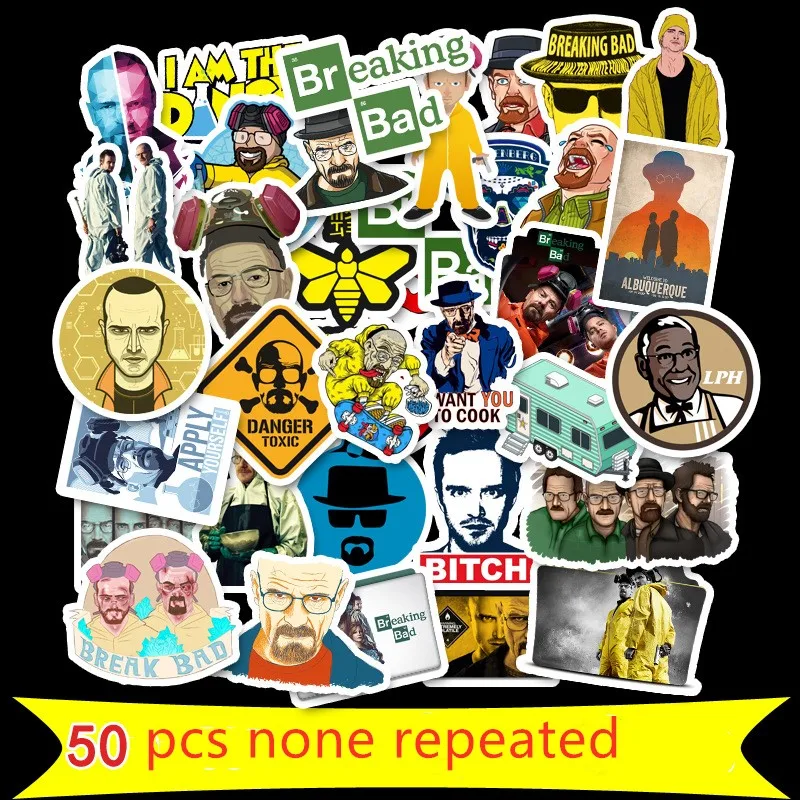 50 шт./лот Breaking Bad классические американские драматические наклейки для ноутбука