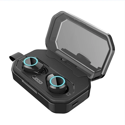 TWS, Bluetooth наушники, Bluetooth 5,0, беспроводные наушники, наушники с шумоподавлением, 3300 мА/ч, умный внешний аккумулятор, держатель для телефона, гарнитура - Цвет: No Digital Display