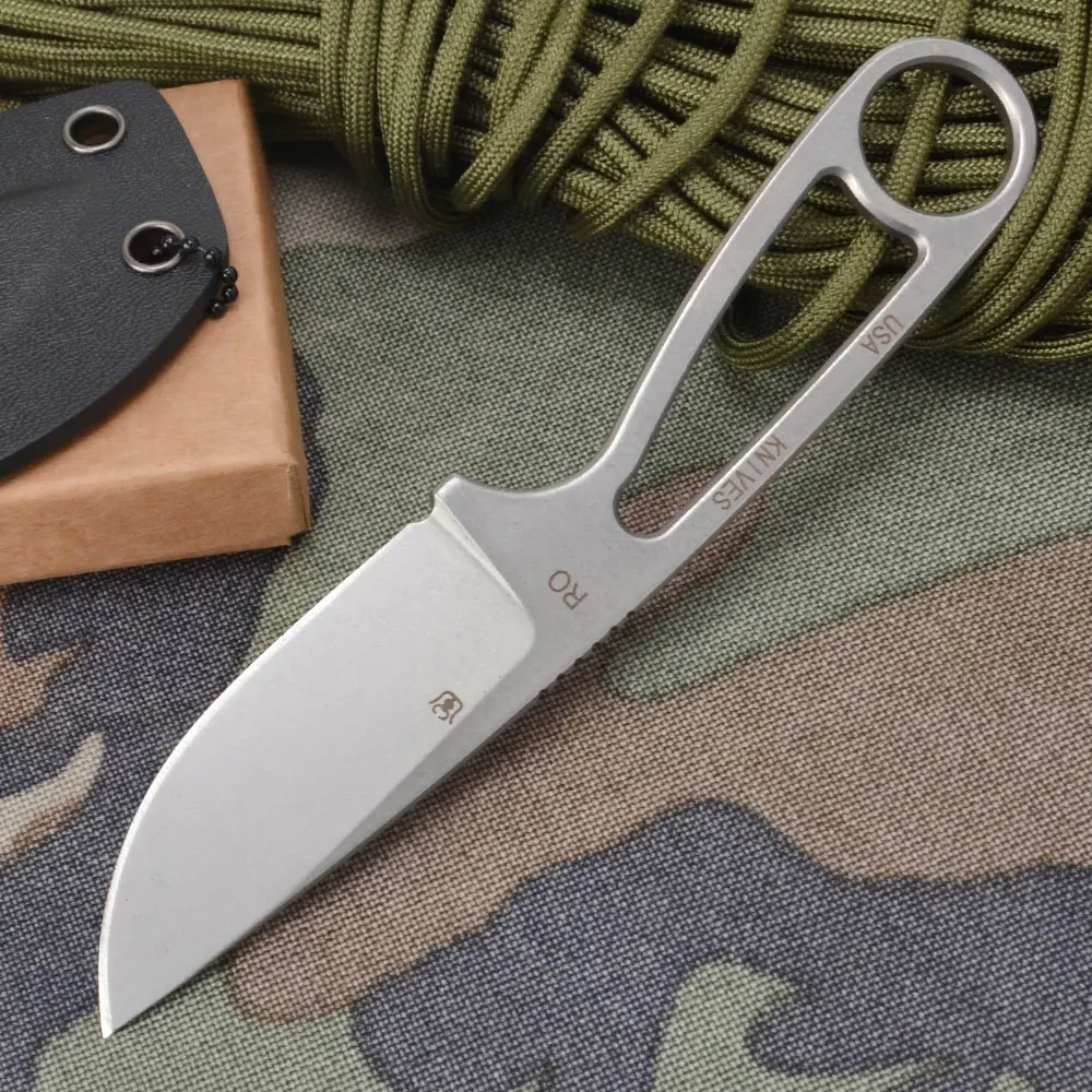 Straight Knives Fixed D2 Blade Knife Ant 12992 Rowen Izula KYDEX Scabbard Holder Camping Hunting Survival Outdoors Pocket Tools |
