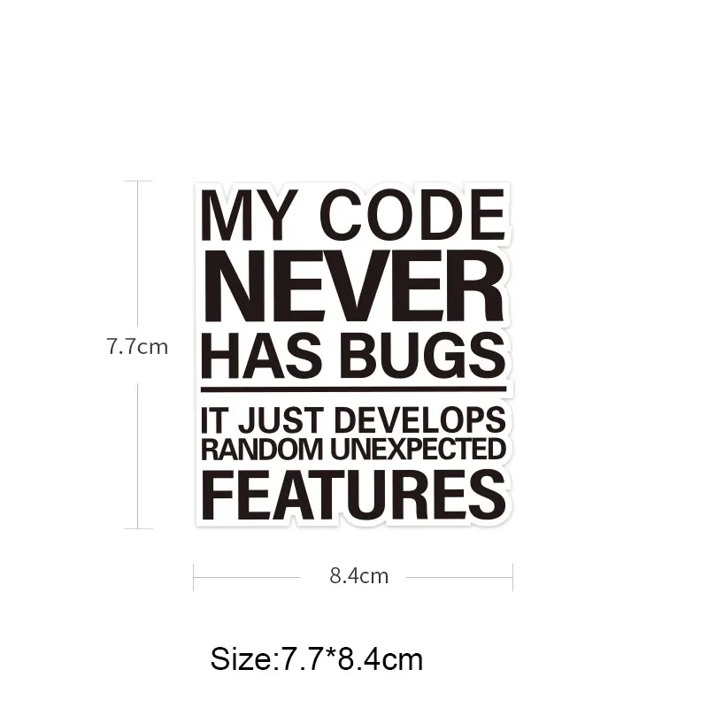 Funny Sticker One Piece Computer Program Waterproof PVC Stickers Toys laptop Pitcher Bottle Luggage Notebook Sticker High Qualit