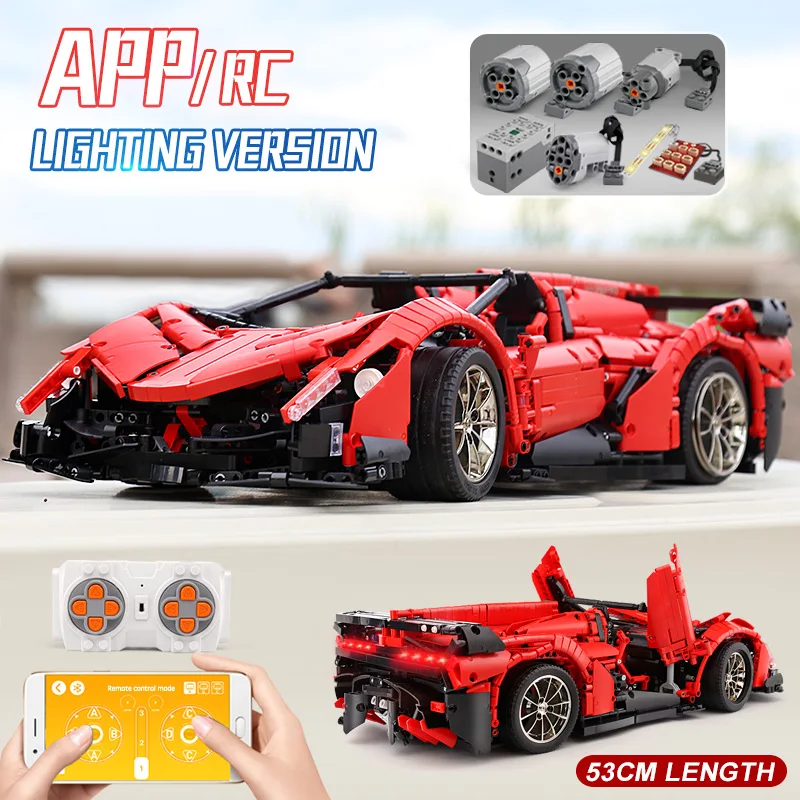Yeshin 20091 App радиоуправляемый автомобиль модель модели Veneno Roadster с мотором набор