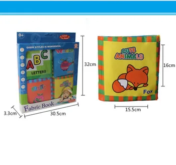 

Rattles Mobiles Toy Animal Soft Cloth Book Newborn Stroller Hanging Toy Bebe Early Learning Educate Baby Toys